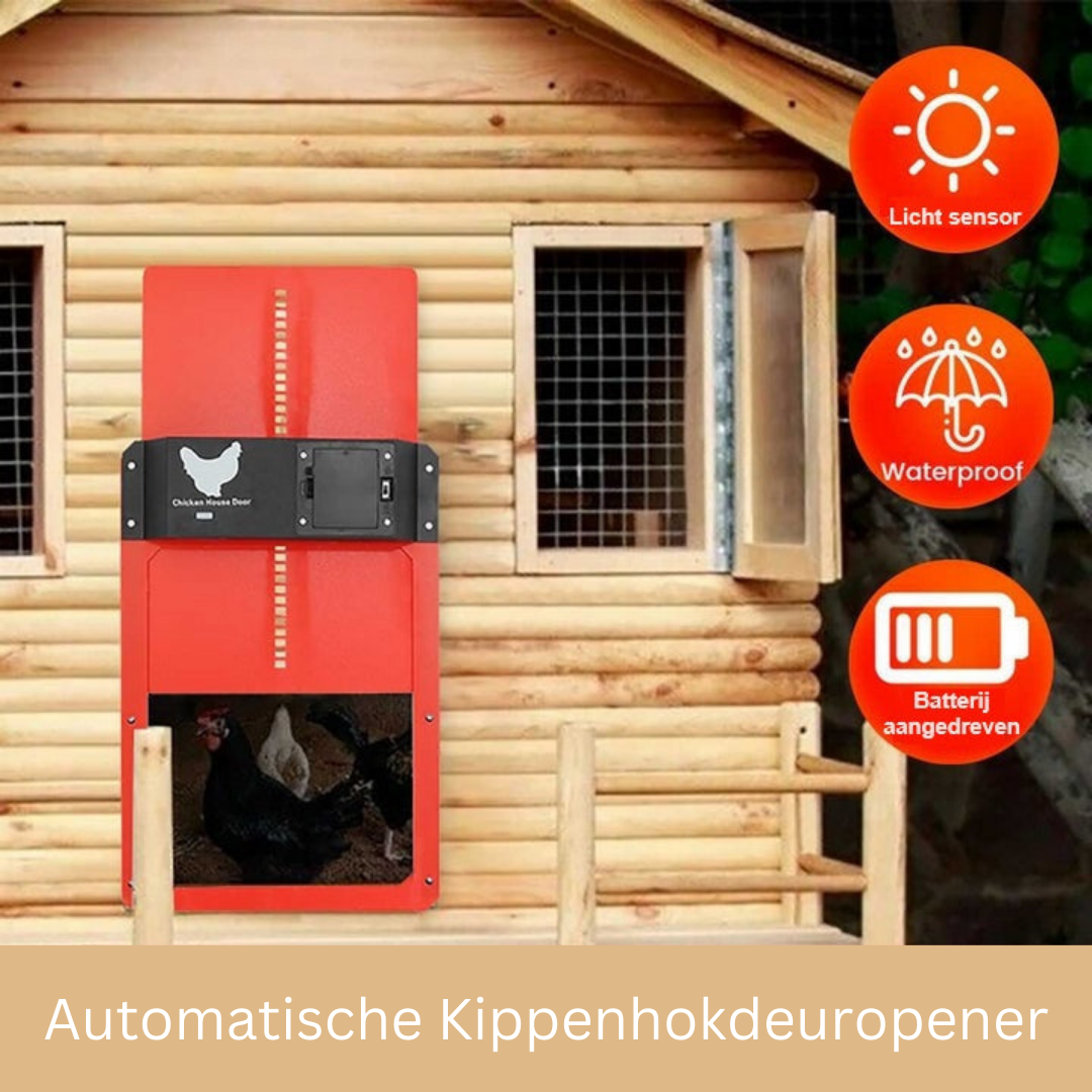 Automatische Kip Deur | Veiligheid voor je Kippen