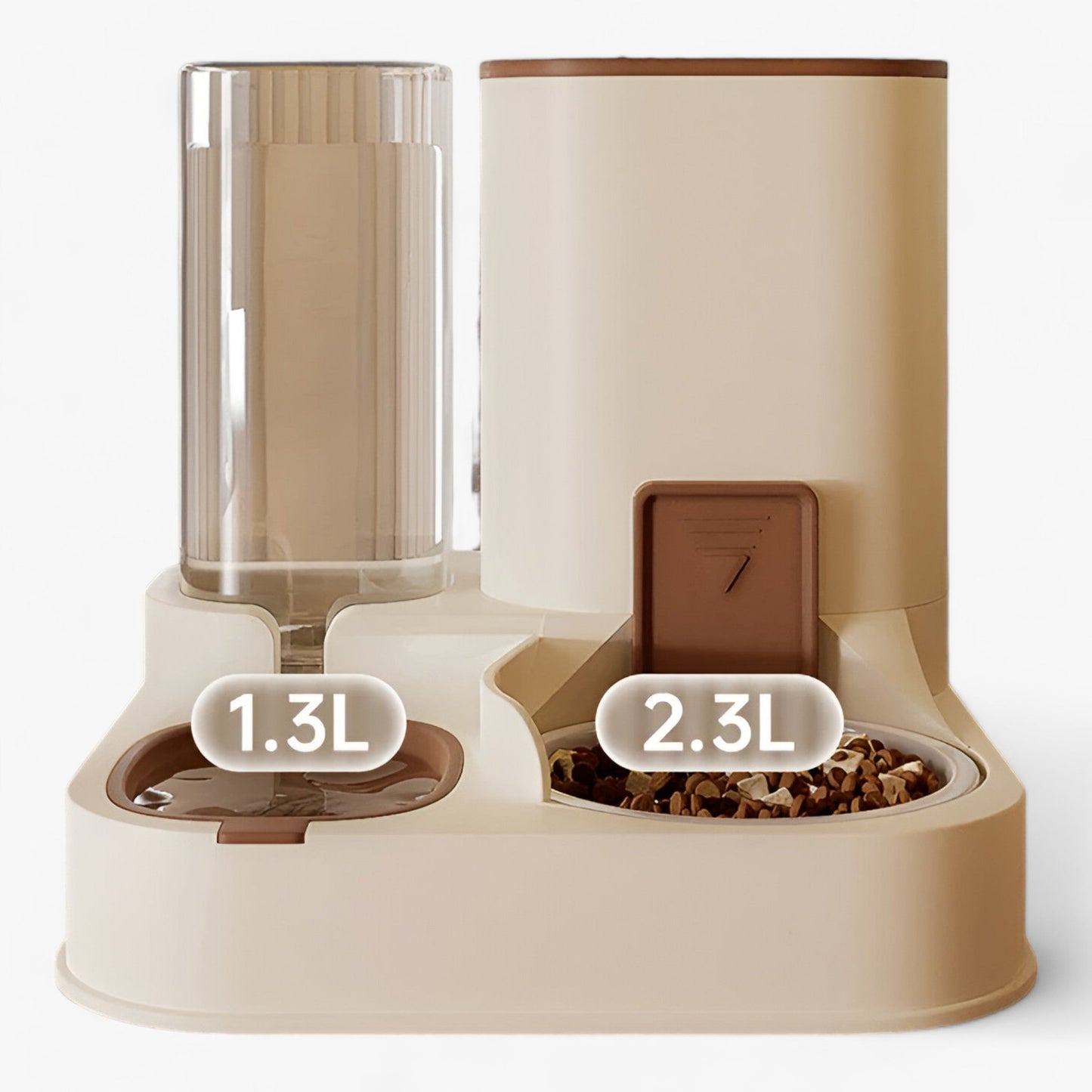 Automatische 2-in-1 voedsel- en waterdispenser voor huisdieren