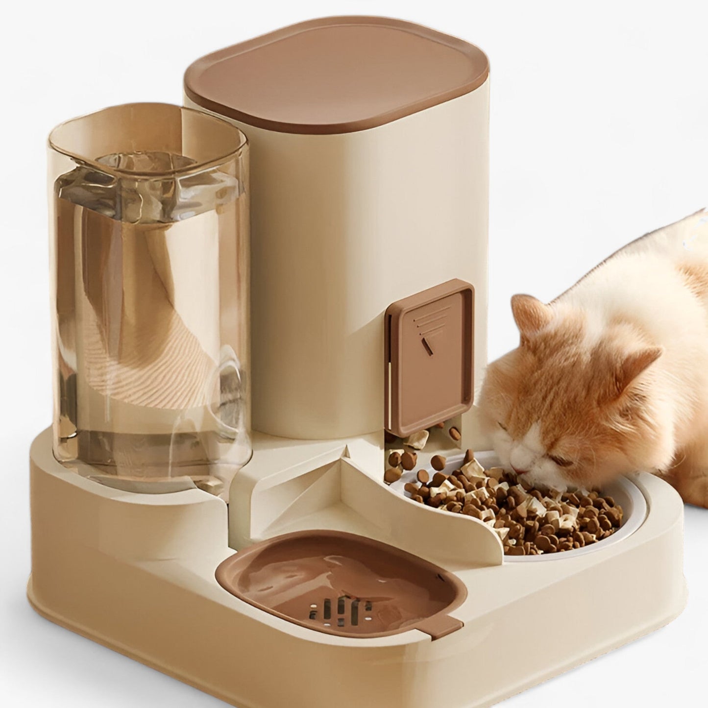 Automatische 2-in-1 voedsel- en waterdispenser voor huisdieren